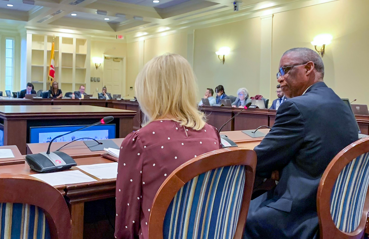 Testifying Before Maryland Assembly 